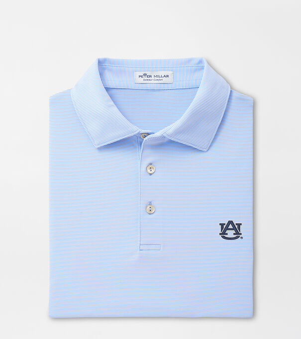 Auburn Jubilee Stripe Performance Polo