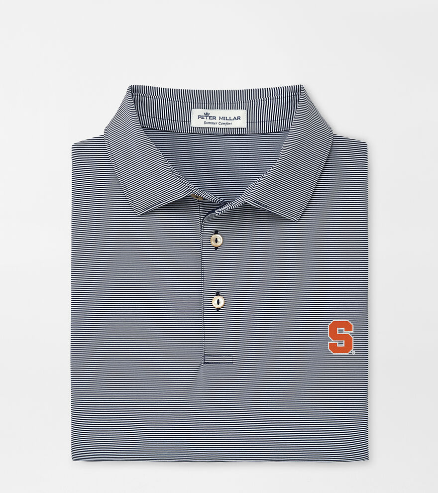 Syracuse Jubilee Stripe Performance Polo image number 1