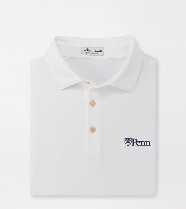 UPenn Solid Performance Jersey Polo (Sean Self Collar)