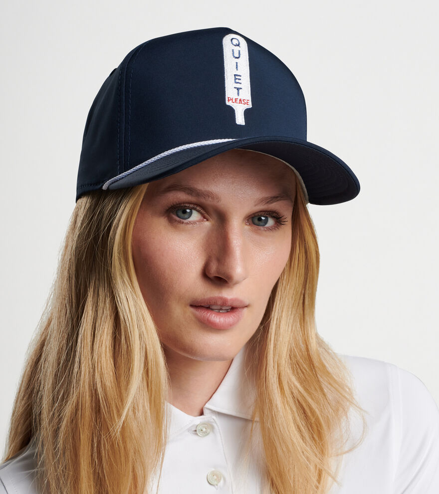 Peter Millar Quiet Please Performance Rope Hat image number 5