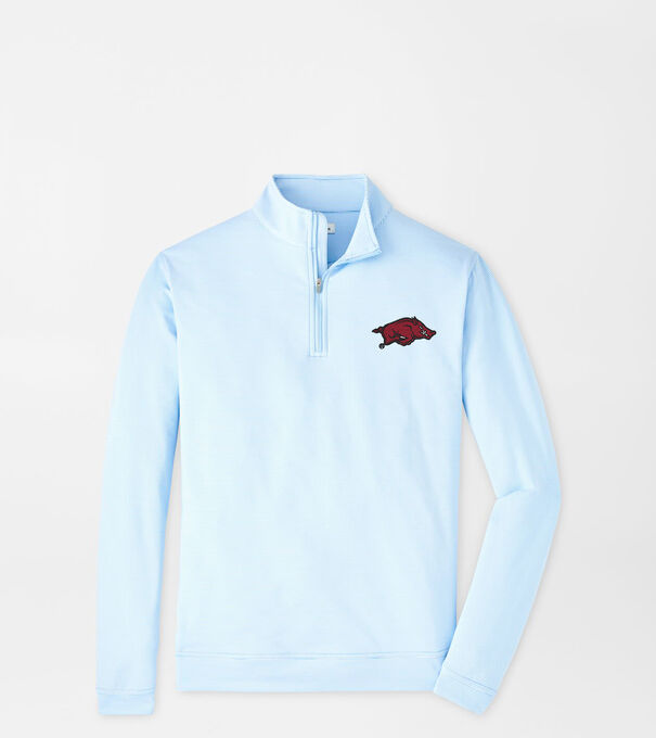 Arkansas Perth Sugar Stripe Performance Quarter-Zip