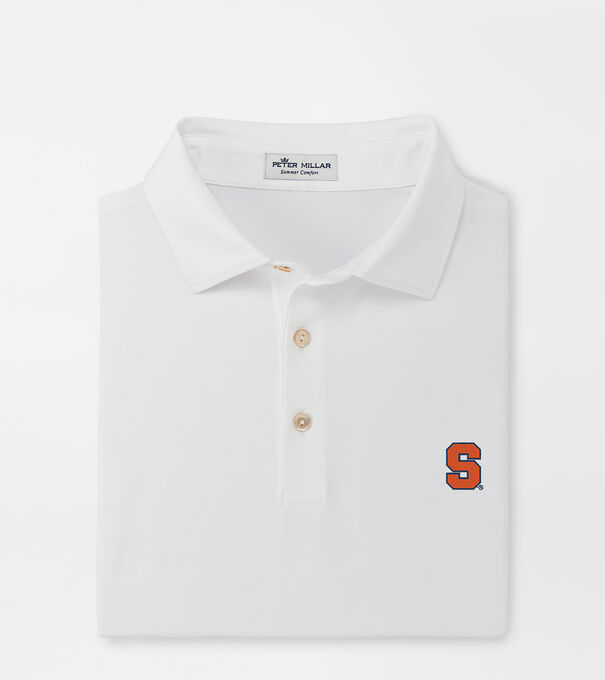 Syracuse Solid Performance Jersey Polo (Sean Self Collar)