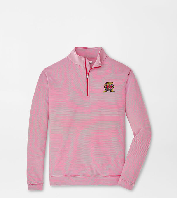 Maryland Terrapins Perth Mini-Stripe Performance Pullover