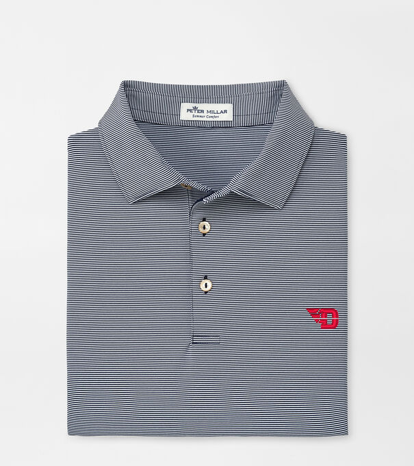 University of Dayton Jubilee Stripe Performance Polo