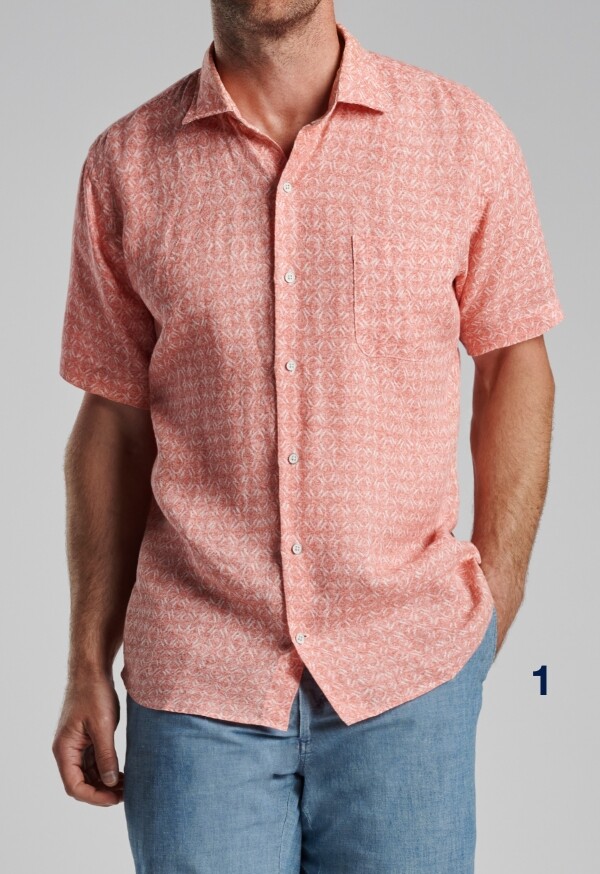 Short Sleeve Sport Shirt Fit Model